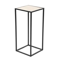 Kwietnik Roh Metalowy Czarny 27X27X60 Cm