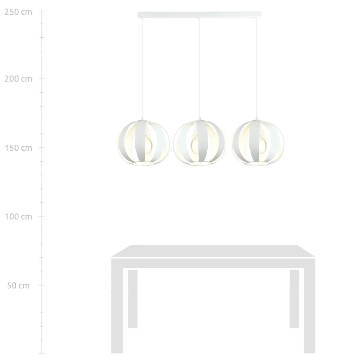 Lampa Galia Wiszaca 3-Punktowa