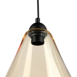 Lampa Miste Wiszaca Bursztynowa 24X24X180 Cm