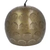 Lampa Sena Sufitowa Zlota 30 Cm
