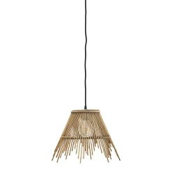 Lampa Sufitowa Boho Bambusowa 35X26,5 Cm