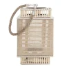 Lampion Avli Naturalny 15X15X23 Cm
