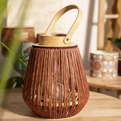 Lampion Garnitto Naturalny 10,5X26 Cm