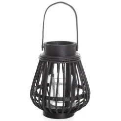 Lampion Garten Maly Czarny 14X17 Cm