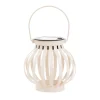 Lampion Solarny Fonar Metalowy Ecru 12X12X11,5 Cm