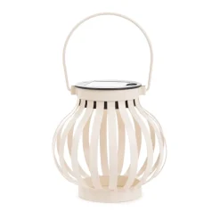 Lampion Solarny Fonar Metalowy Ecru 12X12X11,5 Cm