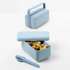 Lunchbox Bauletto Niski Blekitny 18X9,5X13,5 Cm