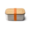 Lunchbox Orange Stalowy Na Kanapke L 19X13,5X7,5 Cm