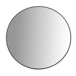Lustro Elora Okragle Czarne 80X80 Cm