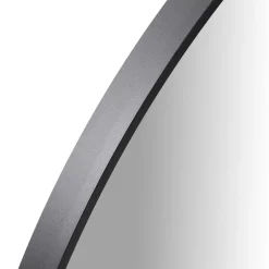 Lustro Elora Okragle Czarne 80X80 Cm