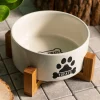 Miska Treats Dla Psa M Z Bambusowa Podstawa 16X10 Cm
