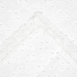 Obrus Kwadratowy Crochet Szydelkowy Bialy 80X80 Cm