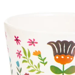 Oslonka Na Doniczke Folga W Folkowy Wzor 13X13X11 Cm