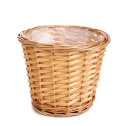 Oslonka Na Doniczke Saule Wiklinowa Naturalna 20X16 Cm