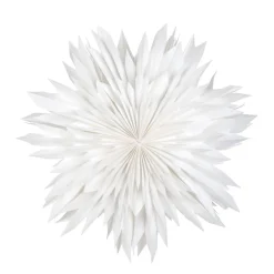 Ozdoba Papierowa Z Ledem Shallow Biala 100 Cm