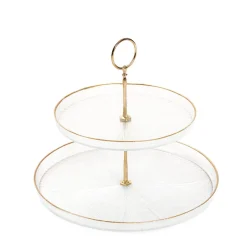 Patera Monze Dwupoziomowa Transparentna 21 Cm, 28 Cm