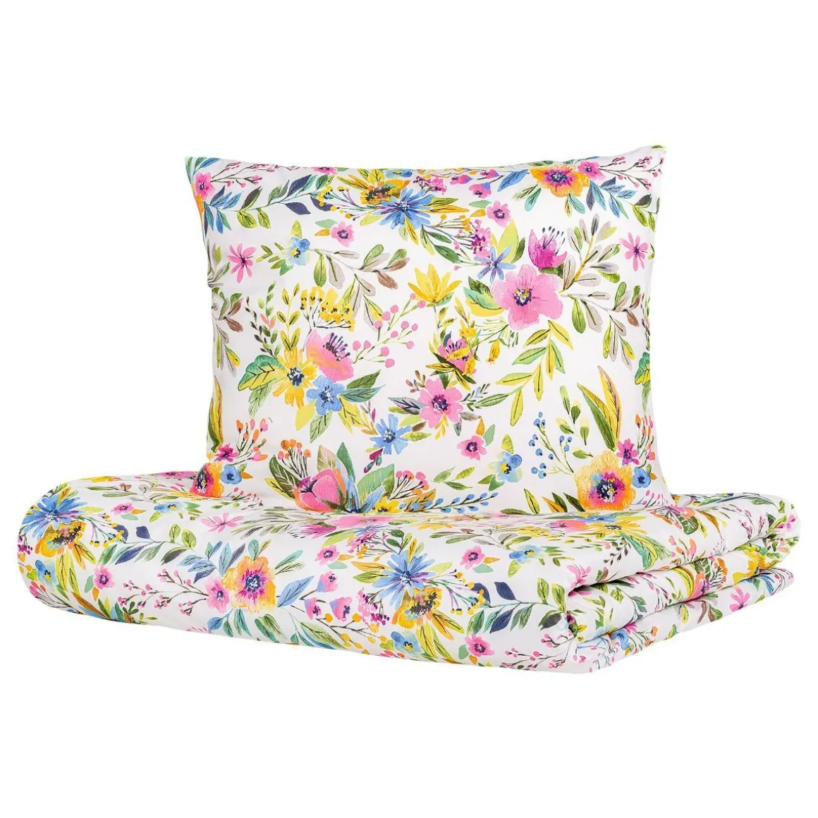 Pościel Floral Z Mikrofibry W Kolorowe Kwiatki 200X220 Cm
