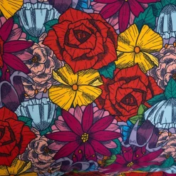 Pościel Frida Kahlo Z Mikrofibry W Kwiaty 140X200 Cm + 1*70X80 Cm