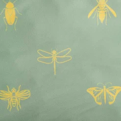 Pościel Luro Z Mikrofibry Oliwkowa W Owady 160X200 Cm