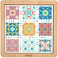 Podstawka Ethnic Drewniana Mozaika 18X28 Cm