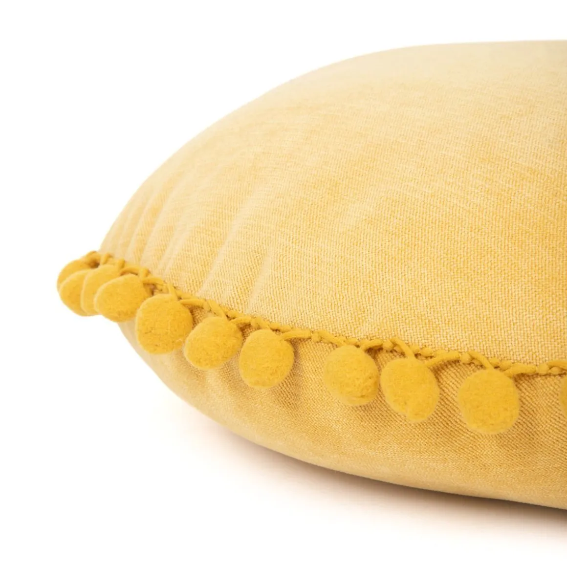 Poduszka Eslov Musztardowa Okragla 40 Cm