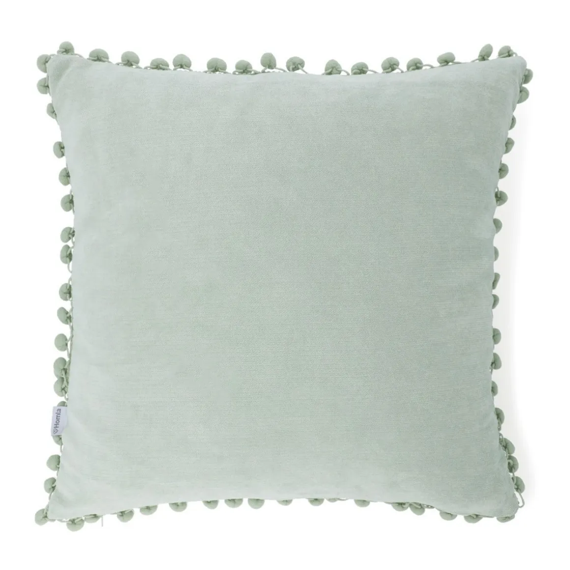 Poszewka Eslov Pistacjowa Z Pomponami 45X45 Cm