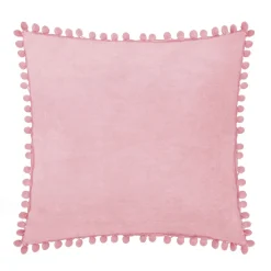 Poszewka Eslov Rozowa Z Pomponami 45X45 Cm