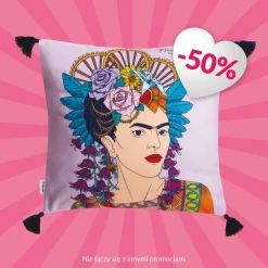 Poszewka Frida Kahlo Z Fredzlami 45X45 Cm