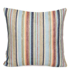 Poszewka Medan W Paski Kolorowe 45X45 Cm
