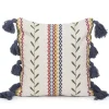 Poszewka Miris W Kolorowe Pasy Z Fredzlami 45X45 Cm