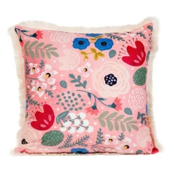 Poszewka Vier W Kwiatowy Wzor Z Fredzlami 45X45 Cm