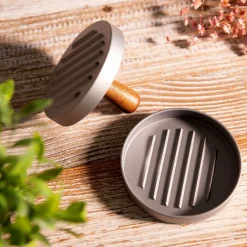 Praska Bbq Chef Do Burgerow Z Akacjowa Raczka 12X9Cm
