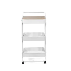 Regal Na Kolkach Hylla Metalowy 90X43X42Cm