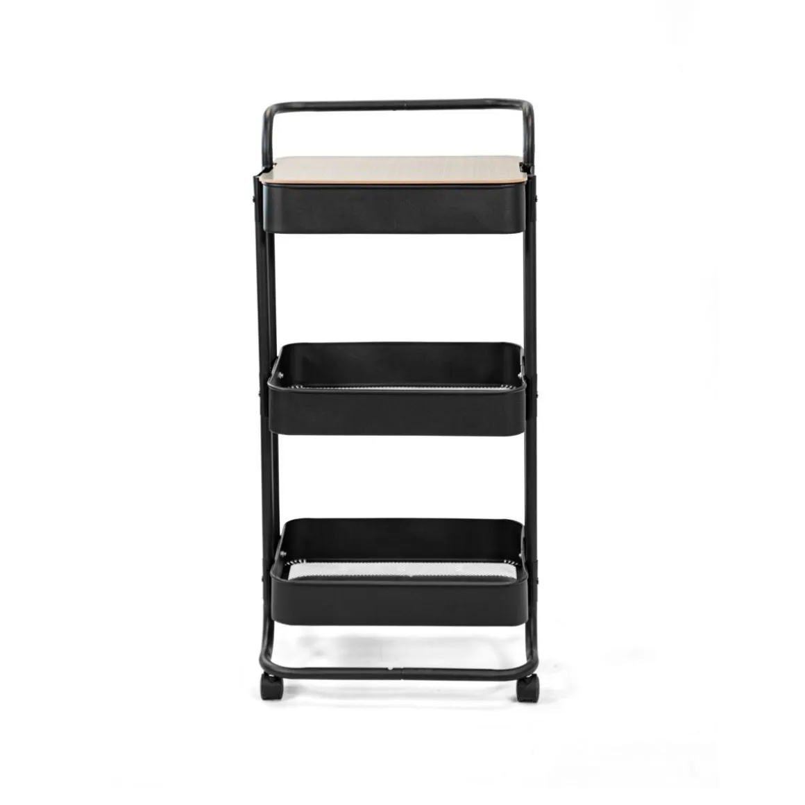 Regal Na Kolkach Hylla Metalowy 90X43X42Cm