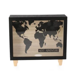 Skarbonka Moneybox Next Adventure Czarna 21X7X19 Cm