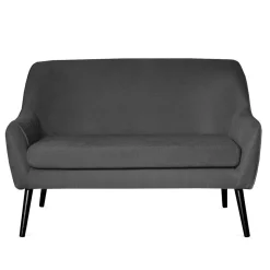 Sofa Ella W Tkaninie Ciemnoszara 122X70X84 Cm