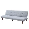 Sofa Rinko Sofa 3-Osobowa, Z Funkcja Spania, Ciemnoszara 195X81X74 Cm