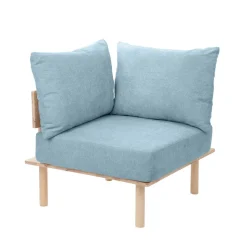 Sofa Seri Modulowa Niebieska 74X86X86 Cm