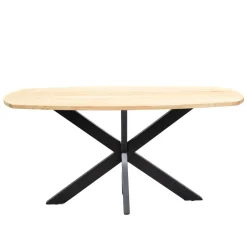 Stol Glima Lite Drewno Akacji + Metal 160X80X76 Cm