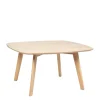 Stol Goben W Okleinie Debowej 80X80X42 Cm