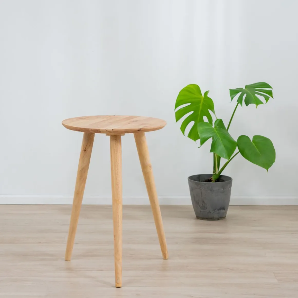 Stolik Kawowy Tioma Naturalny 40X40X56,5 Cm