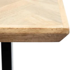 Stol Mangata Lite Drewno Mango + Metal 160X80X76 Cm