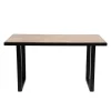 Stol Nattmal Lite Drewno Akacji + Metal 140X70X76 Cm
