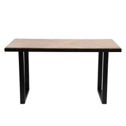 Stol Nattmal Lite Drewno Akacji + Metal 140X70X76 Cm