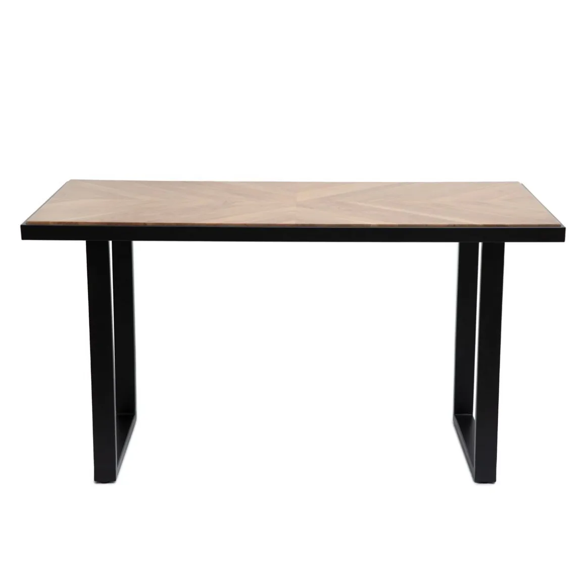 Stol Nattmal Lite Drewno Akacji + Metal 160X80X76 Cm