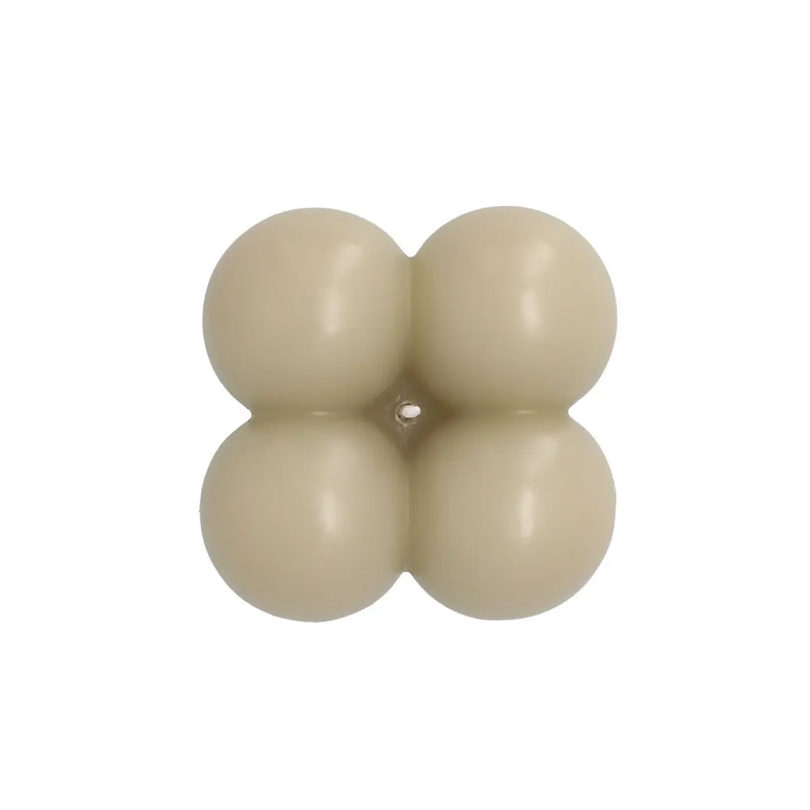 Swieca Bubble Bezowa 6X6X6 Cm