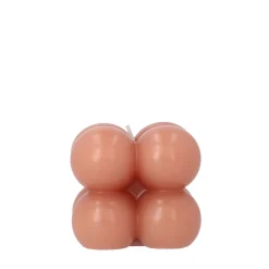 Swieca Bubble Rozowa 6X6X6 Cm