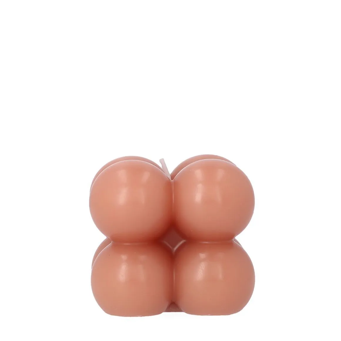 Swieca Bubble Rozowa 6X6X6 Cm