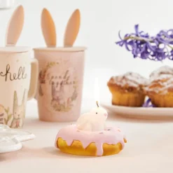 Swieca Wielkanocna Lapin Donut Z Krolikiem 8,5 Cm