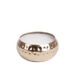 Swieca Zapachowa Dritto Zlota 9X9X4 Cm